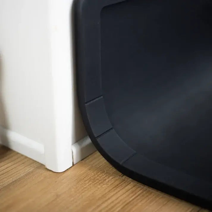 Silicone Feeding Placemat w/ Splash Guard (Black)