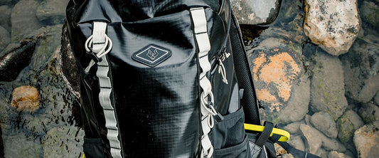 Durable dog leash and gear used outdoors in rugged conditions
