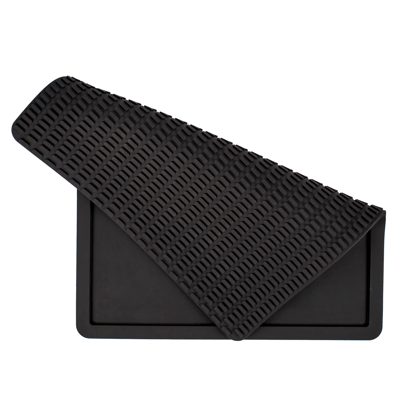 Silicone Feeding Placemat w/ Splash Guard (Black)