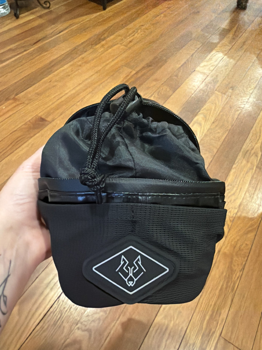 Waste Wrangler Mini in Black worn by a customer