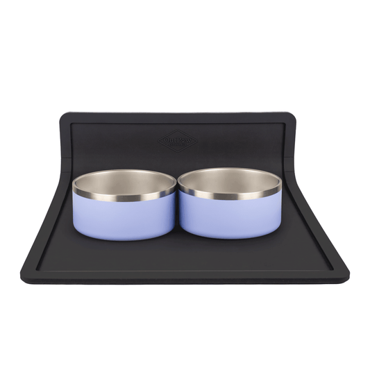 Pet Placemat + 2 Dog Bowl Bundle