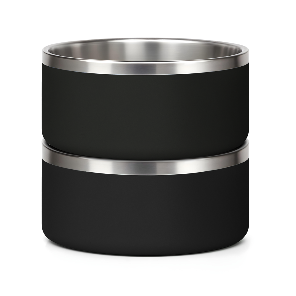 Stainless Steel Dog Bowl Bundle – Custom Color (2-Pack)