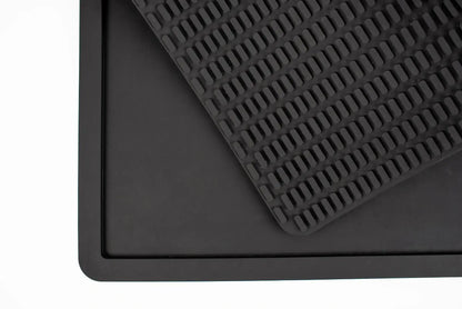 Silicone Feeding Placemat w/ Splash Guard (Black)