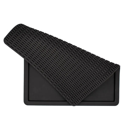 Silicone Feeding Placemat w/ Splash Guard (Black)