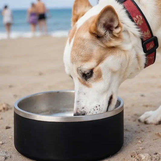 64 oz Stainless Steel Dog Bowl